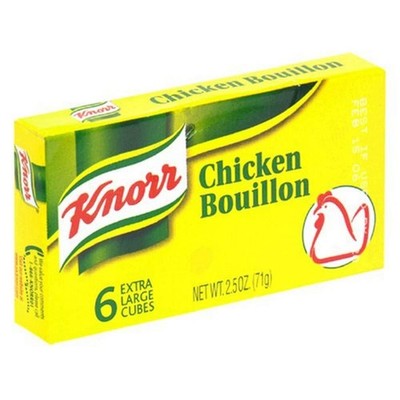 Knorr Bouillon Chicken, 2.5-Ounce Packages (Pack of 27)