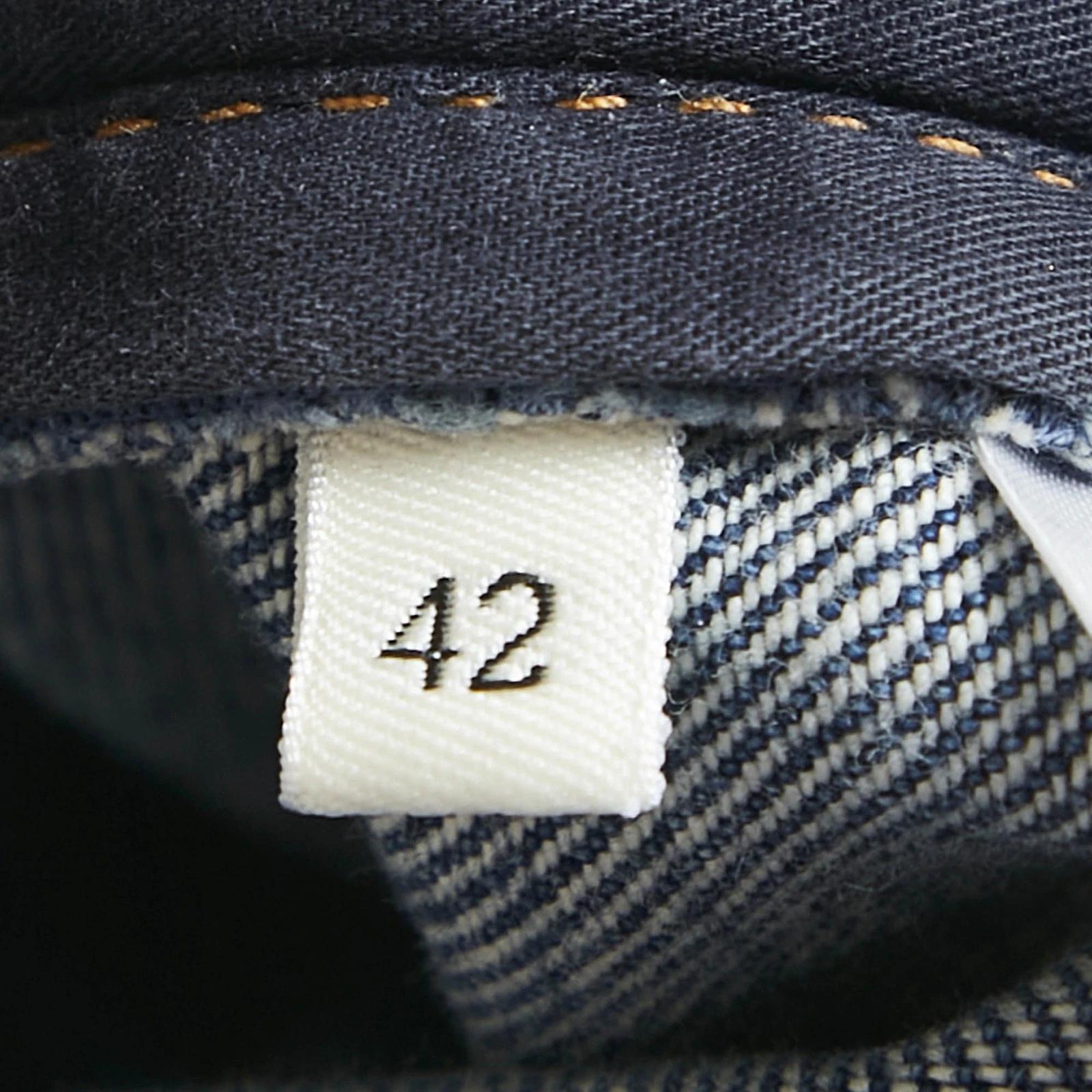 Abito midi svasato Alexander McQueen blu denim manica a sbuffo M