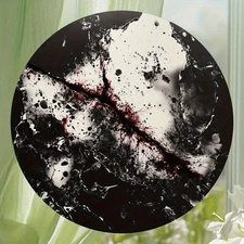 Barbed Wire Skull Round Art - Vintage Edge