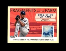 2019 Topps Pro Debut SP SHAO-CHING CHIANG STENCILS HUNTINGTON PARK! 