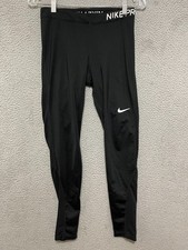 Nike Pro Womens Leggings Size Medium Black Dri-fit Workout Training 889561-010