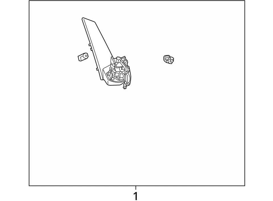 Espejo retrovisor eléctrico con visión lateral derecha para pasajero Honda Odyssey 2014-2017 R5FQP Foto 4 de 4