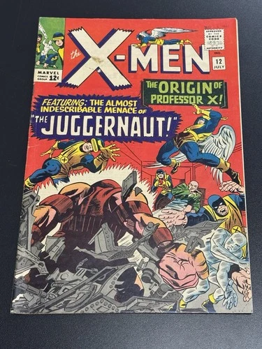 Marvel Comics 1965 X-Men #12 1st Appearance Of Juggernaut Good Vintage Key Issue
