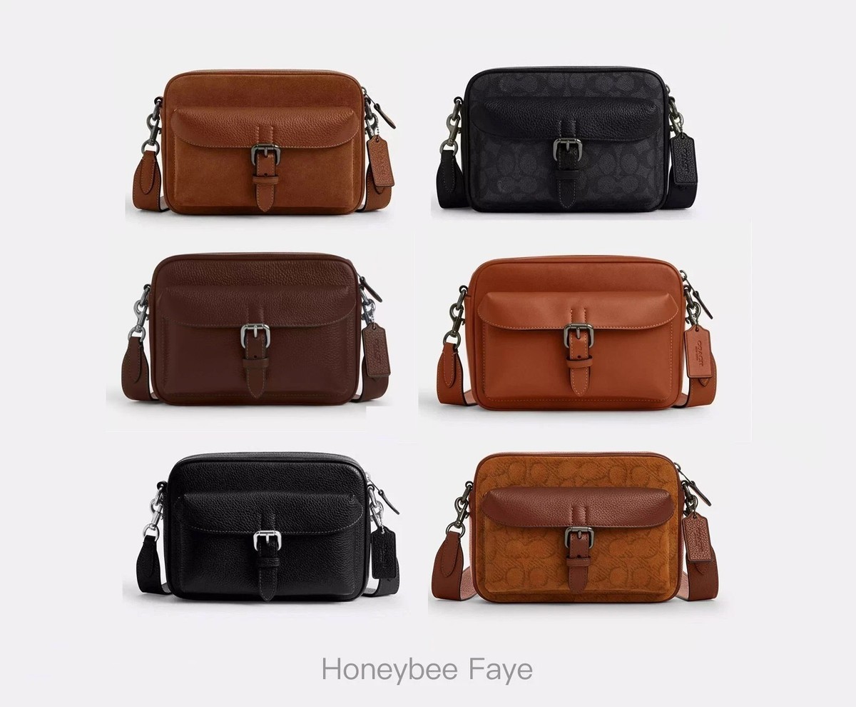 NWT COACH MEN'S Warner Crossbody Bag In Signature Canvas CW217