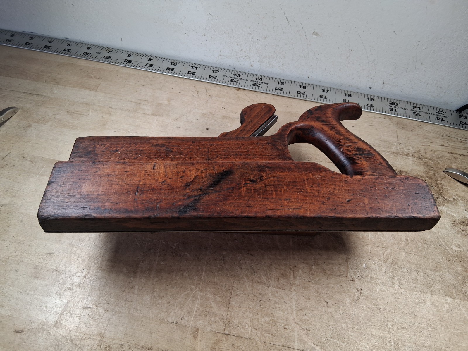 Early 7/8 Inch Handled Groove Plane.
