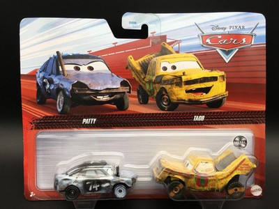 Disney Pixar Cars Patty and Taco 2022 2 Pack - Thunder Hollow Demo Derby