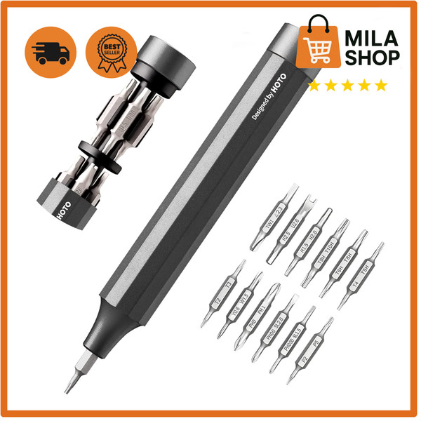 Feinmechaniker Schraubendreher Set 24 In 1 Magnetisch Praezision Bits Mini Handy-image