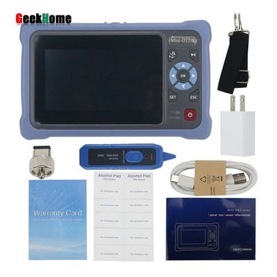 OTDR-4000D Mini-OTDR 100KM Optical Time Domain Reflectometer 1310NM/1550NM gh23