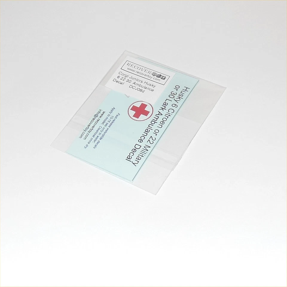 Corgi Juniors Husky 30 Studebaker Lark Ambulance Red Cross Decal - Image 3 of 3