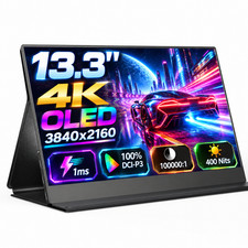 UPERFECT 13,3 Zoll 4K OLED Portable Monitor 3840x2160 Gaming 100000:1 USB-C