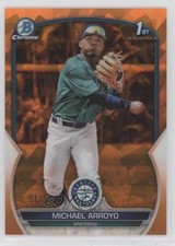 2023 Bowman Sapphire Edition Chrome Prospects Orange 31/50 Michael Arroyo yf0