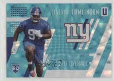 2017 Panini Unparalleled Class of Rookie Teal 10/49 Dalvin Tomlinson #208 2m4