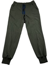 FIGS Technical Collection Mens S Olive Green Jogger Scrub Pants