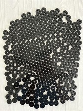 LEGO LOT BLACK 261 PCS 2X2 ROUND PLATE VARIET...
