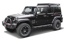 Dachgepäckträger passend für Jeep Wrangler JK 07-18 LED Scheinwerfer Ladungsbox