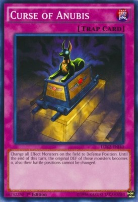 Curse of Anubis - LDK2-ENJ40 - Common - 1st Edition - Moderately Played