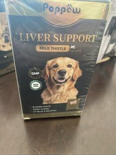Poppow Milk Thistle for Dogs  Liver Support Supplement  2 Oz Exp 01/2027