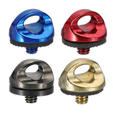 4 Pcs 1/4 Inch Thread Aluminum Alloy Camera Neck Strap Screw Holder, 4 Colors