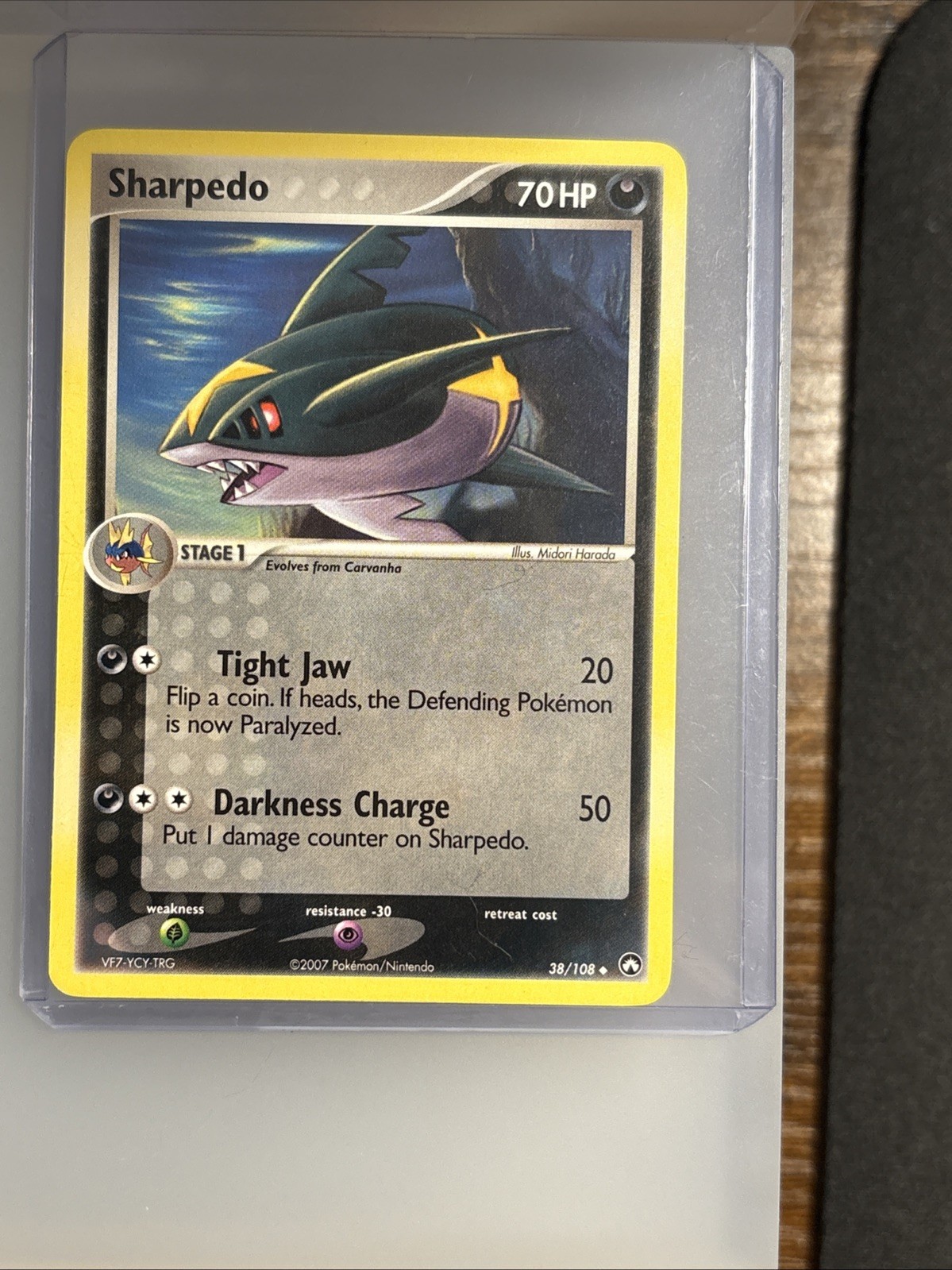 Sharpedo 38/108 Power Keepers Regular
