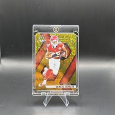 2025 Mosaic Jamaal Charles #18 No Huddle Gold Prizm /10 Chiefs