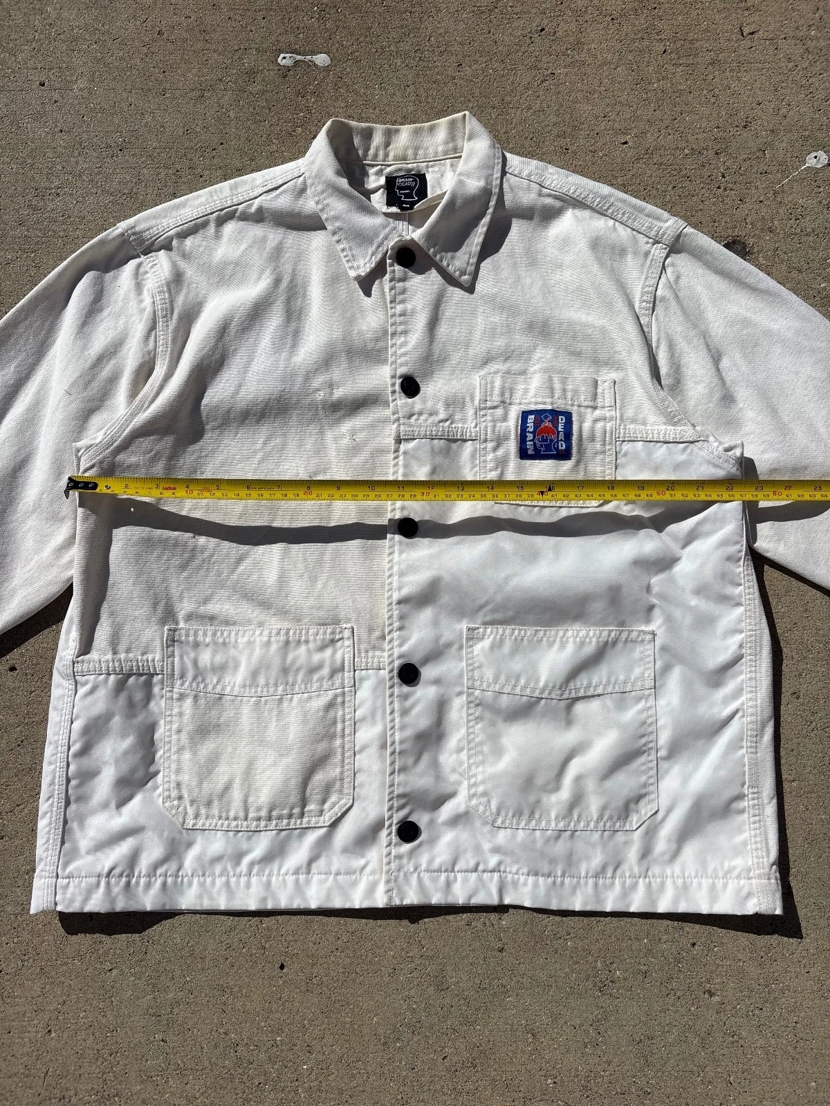 Brain Dead 2019 Paneled Chore Jacket M w/ Original Pins - product detail image 8