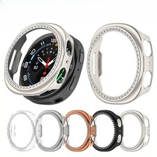 Protective Case for Samsung Galaxy Watch 9 8 40mm/44mm Hard Bumper Diamond Cover