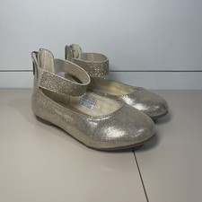 Toddler Size 8 Gold Nine West Dress Shoes Girls