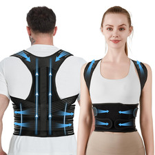 Posture Corrector for Women and Men, Back Support Brace for Neck Shoulder  Uppe