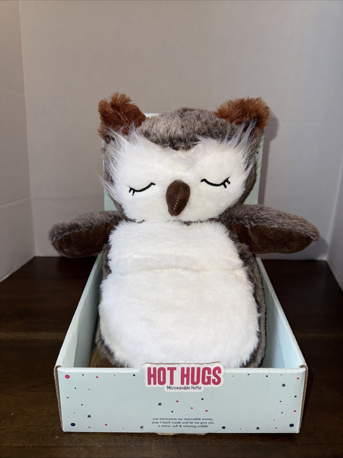 Aroma Home Snuggable Microwave Lavender Scented OWL 10" Plus