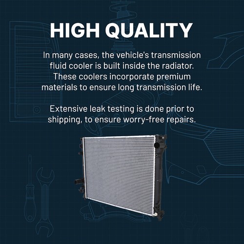 Aluminum Radiator For 1997-2003 Pontiac Grand Prix 1997-1999 Century 1-Row Core - Picture 8 of 9