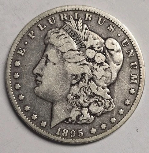 1895-O Morgan Silver Dollar KEY DATE Fine