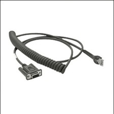 Motorola CBA-R22-C09ZAR 9 ft Coiled RS-232 Cable for Fujitsu T-POS 500   2.8 m