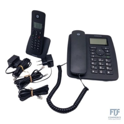 Motorola Voice - C4201 Schnurgebundenes Telefon mit digitalem Schnurlosterminal,