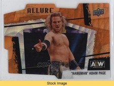 2022 Allure AEW Horizontal Orange Slice Die-Cut Hangman Adam Page #106 READ 1f60