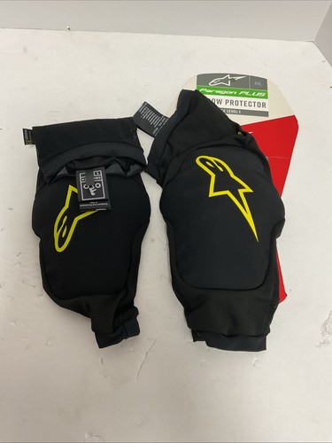 Alpinestars Paragon Plus MTB Elbow Guards Black/Yellow - 2XL