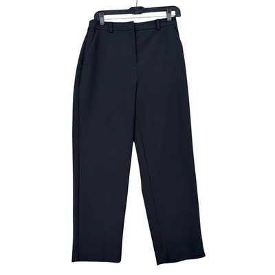 Express Editor Straight Super High Rise Black Dress Pants Womens Career Trouser
