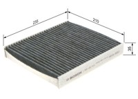 Bosch 1 987 432 413 Filter, Innenraumluft For Ford Ford Australia Volvo Volvo (C