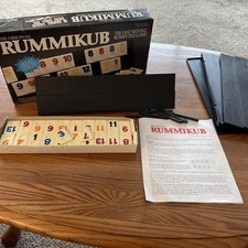 Vintage Original RUMMIKUB Game Pressman COMPLETE Rummy Tile Game Boxed 1990 USA