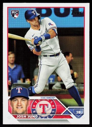 2023 Topps Josh Jung #529 BASEBALL CARD Rookie Texas Rangers RC