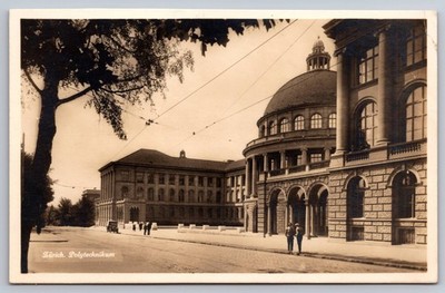 RPPC Zurich Switzerland Polytechnikum School ETH Zurich Vintage Real Photo