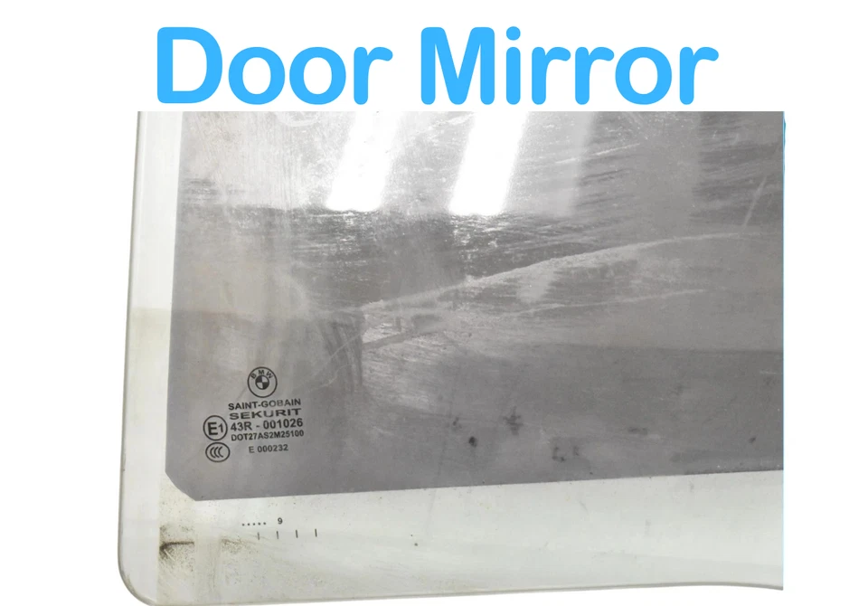 09-15 BMW 750i 750Li F01 Puerta trasera izquierda lado conductor ventana vidrio 43R001026 OEM Foto 3 de 4