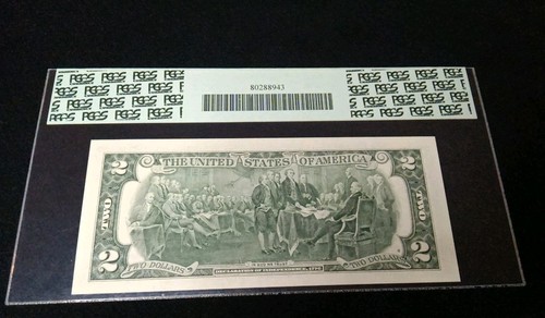 2003 $2 FRN FR1937-I* PCGS 66 PPQ, Minneapolis * Note S/N I00074641* - Picture 2 of 3