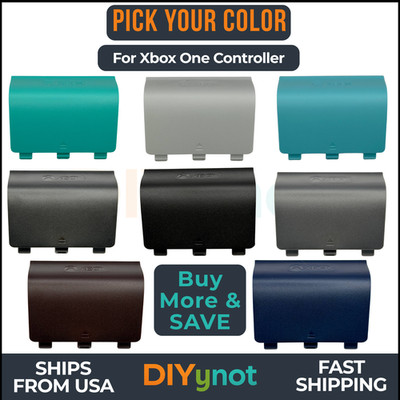 Battery Back Door Cover Replacement for Xbox One Controllers   Choose Color