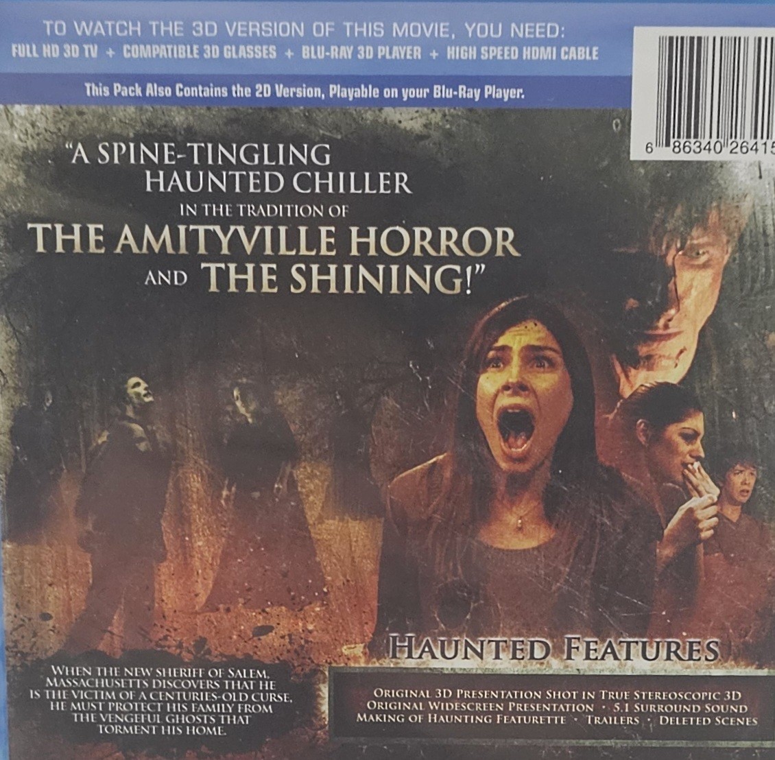 A Haunting in Salem (Blu-ray Disc, 2011, Canadian 3D) for sale