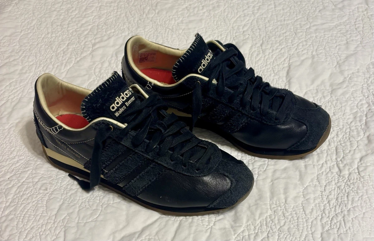 Las mejores ofertas en Wales Bonner x adidas Country Black Easy Yellow |  eBay