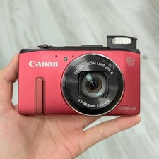Canon Powershot SX280 HS Red 12.1MP 20x Zoom Digital Camera W/ Battery English
