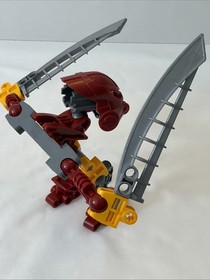 Lego Bionicle Matoran Set #8725 - Balta - 100% Complete - No Manual Or Canister