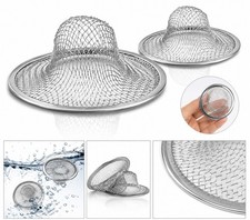 4 PC Kitchen Bathtub Laundry Sink Mesh Strainer Drain Stainless Steel 3 Size BN4