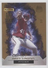 2022 MATTE National Convention VIP Gold - Blue Flames 2/3 Matt Cronin 0y6g