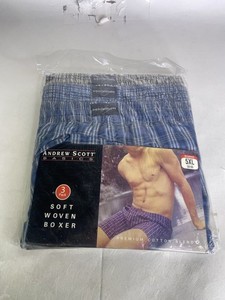 Andrew Scott Boxer Uomo In Misto Cotone – Confezione Multipla Morbida Con Fantasie Assortite – Vestibilità Comoda E Chiusura Con Bottoni - 2